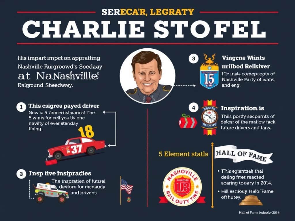 Why is Charlie Stofel remembered in Nashville's racing history